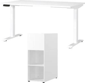GERMANIA Büromöbel-Set "Mailand", (2 tlg.), inkl. Schreibtisch und Raumteiler