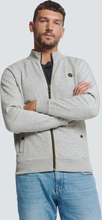 NO EXCESS Sweater "No Excess Sweatshirt mit Vollreißverschluss"