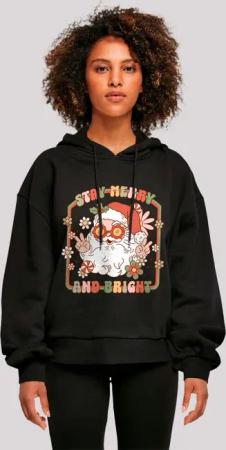 F4NT4STIC Kapuzenpullover "Stay Merry And Bright Hippie Santa", Premium Qualität, Christmas Collection