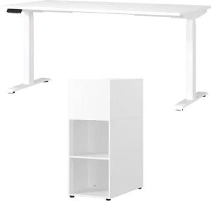GERMANIA Büromöbel-Set "Mailand", (2 tlg.), inkl. Schreibtisch und Raumteiler