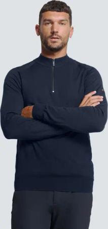 NO EXCESS Rundhalspullover "No Excess Half Zip Pullover"