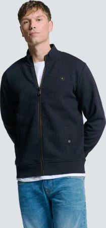 NO EXCESS Sweater "No Excess Sweatshirt mit Vollreißverschluss"