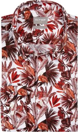 OLYMP Luxor Comfort Fit Stretch-Hemd mit floralem Print