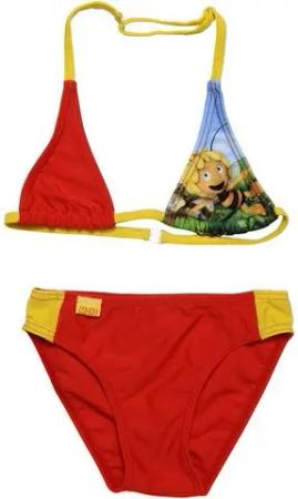 Die Biene Maja Triangel-Bikini rot in verschiedenen Größen