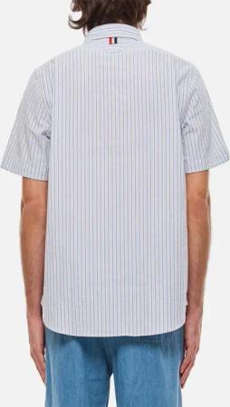 Thom Browne - Round Collar Cotton Shirt - Größe 2 - blau