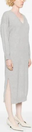 Lorena Antoniazzi - Knitted Midi Dress - Größe 46 - grau