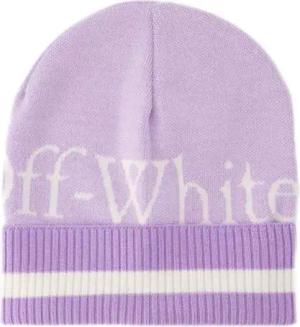 Off-White Caps & Mützen - Pixel Logo Beanie - Gr. ONE SIZE - in Lila - für Damen