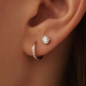 Isabel Bernard Ohrringe - Cadeau d'Isabel 14 karat ear party gift set - Gr. unisize - in Quarz - für Damen