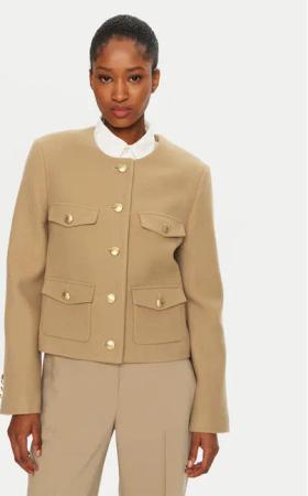 Tommy Hilfiger Übergangsjacke WW0WW43754 Beige Regular Fit