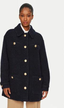 Tommy Hilfiger Wollmantel WW0WW43762 Dunkelblau Regular Fit