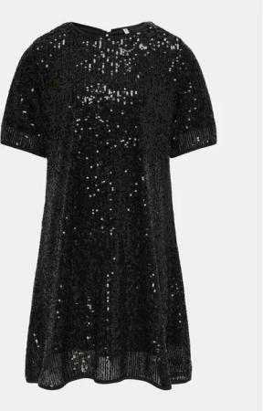 Kids ONLY Elegantes Kleid 15338538 Schwarz Loose Fit