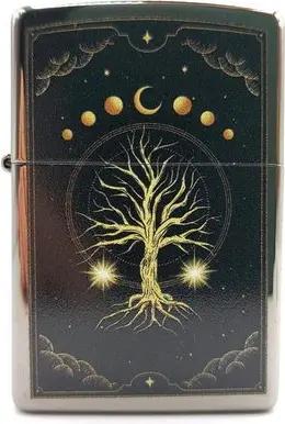 Zippo Feuerzeug Geschenkset Geschenk Lebensbaum Mystical Nature, mit schöner Geschenkbox zum verschenken
