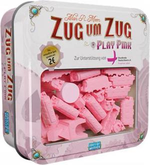 Asmodee Spiel Zug um Zug – Play Pink Erweiterung