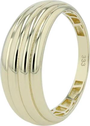 AKZENT Fingerring Samina 333/- Gold, 8 Karat, Gelbgold, Gr 50 - 60, modern (Einzeln)