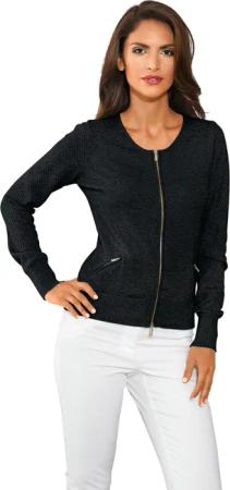 Feinstrickjacke