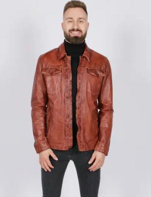 Freaky Nation Lederjacke "Aalborg-FN"