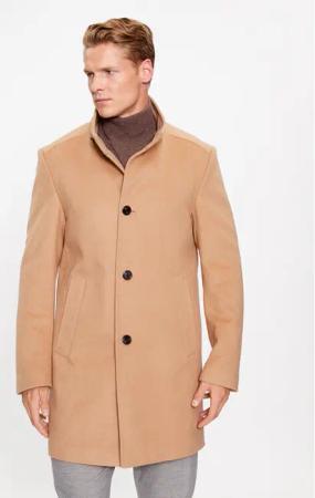 JOOP! Wollmantel 30037689 Braun Regular Fit