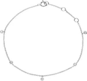14K Weißgold Armband für Damen mit Brillanten
