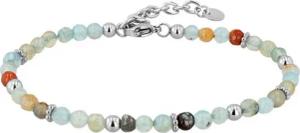AKZENT Armband Willow Edelstahl & Natursteinen, 17 + 3 cm, verschiedene (Einzeln)