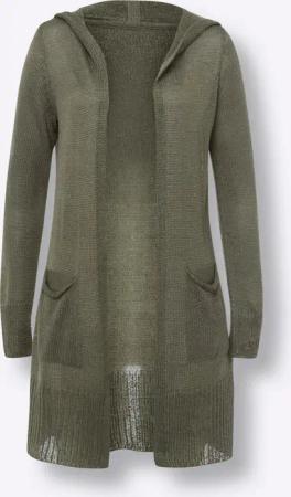 Kapuzenstrickjacke