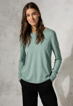 Cecil Damen Feinstrickpullover in Grün, Gr: XXL