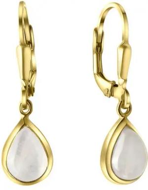 Vivance Paar Ohrhänger 375/- Gelbgold Mondstein