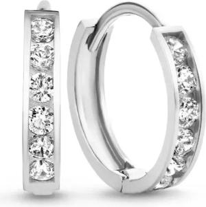Isabel Bernard Ohrringe - Cadeau d'Isabel 585 Weißgold Geschenkset - Gr. unisize - in Weiß - für Damen