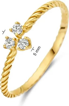 Jackie Gold Ring - Ring - Gr. 52 - in Gold - für Damen