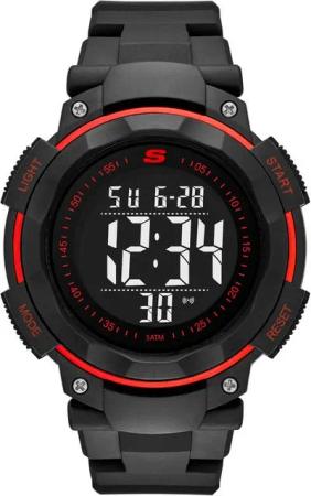 Skechers Chronograph RUHLAND SR1022, Quarzuhr, Armbanduhr, Herren, digital, Polyurethanband, Stoppfunktion