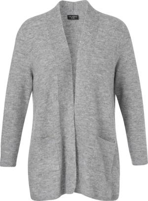 Offene Feinstrickjacke mit Schalkragen