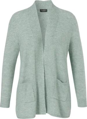 Offene Feinstrickjacke mit Schalkragen