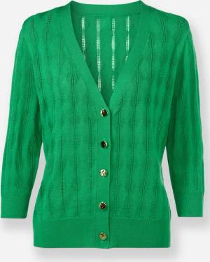 Ajourstrickjacke