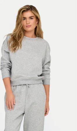 ONLY Sweatshirt 15243380 Grau Loose Fit