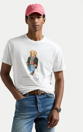 Polo Ralph Lauren T-Shirt 710854497041 Weiß Regular Fit
