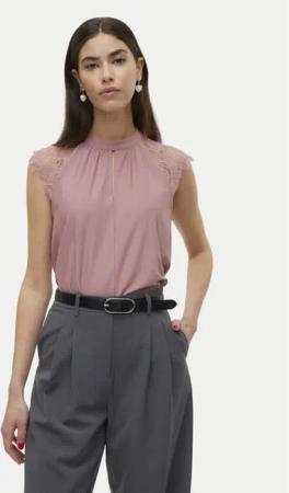 Vero Moda Bluse Milla 10226072 Rosa Regular Fit
