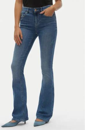 Vero Moda Jeans Flash 10302478 Blau Flared Fit