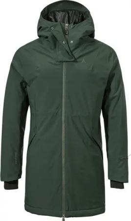Schöffel Langmantel Ins Parka Style Crivat WMS DARK JADE