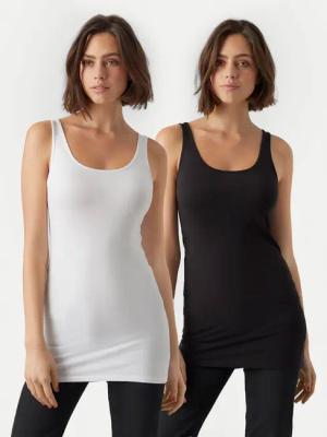 Vero Moda 2er-Set Tops My Soft 10280920 Bunt Slim Fit