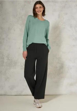 Cecil Damen Pullover in Grün, Gr: S
