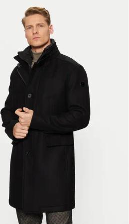 JOOP! Wollmantel 17 JC-251Makse 30043638 Schwarz Regular Fit