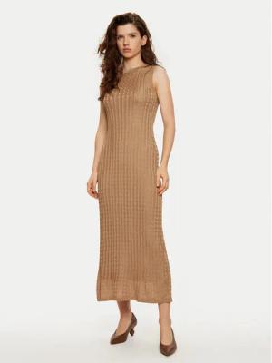 Tommy Hilfiger Strickkleid WW0WW43999 Braun Slim Fit