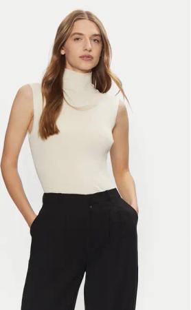 BOSS Rollkragenpullover Fermesa 50530703 Écru Regular Fit