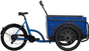 BBF Bikes E-Bike Lastenrad aCargorider 3.1 Royal, 7 Gang Shimano Tourney TX Schaltwerk, Kettenschaltung, Heckmotor, 504 Wh, Lastenrad 26/24 Zoll Elektro Lastenfahrrad bis 132 kg Zuladung Cargo