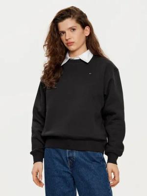 Tommy Hilfiger Sweatshirt WW0WW41246 Schwarz Relaxed Fit