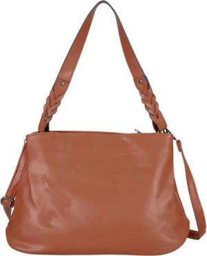 TONI&FRIENDS Schultertasche Flecht Zauber, mit drei separaten RV-Fächern