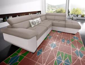 COTTA Ecksofa "Speedway L-Form", mit Kopfteilverstellung, wahlweise mit Bettfunktion und Bettkasten