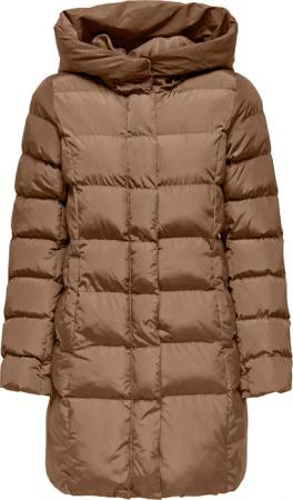 ONLY Steppjacke "ONLLINA PUFFER COAT CC OTW", mit Kapuze