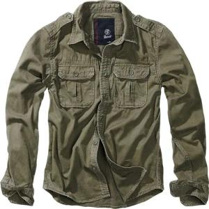 Brandit Outdoorhemd Brandit Vintage Hemd Langarm