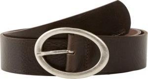 TOM TAILOR Damen TTRUBY Ledergürtel mit ovaler Dornschließe, braun, Uni, Gr. 85