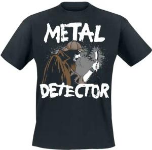 Goodie Two Sleeves T-Shirt - Metal Detector - M bis 3XL - für Männer - Größe M - schwarz